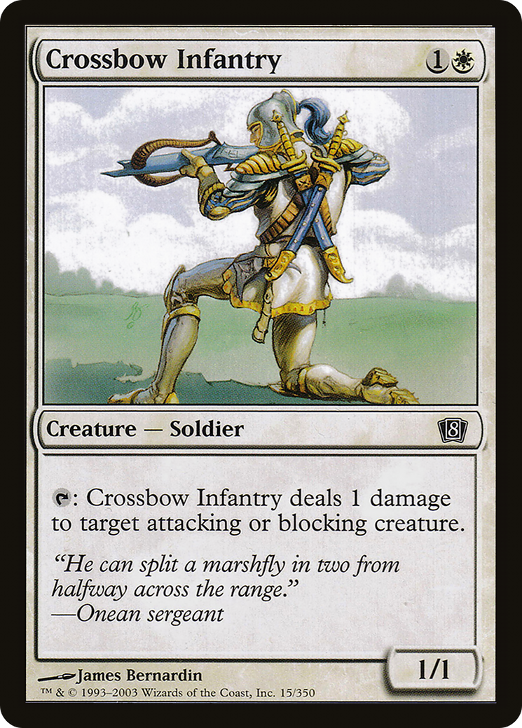 Crossbow Infantry (8ED-015) [8th Edition] Foil
