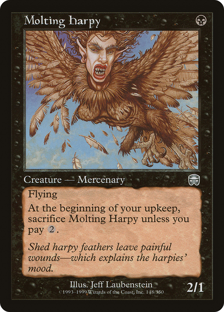 Molting Harpy (MMQ-148) [Mercadian Masques] Foil