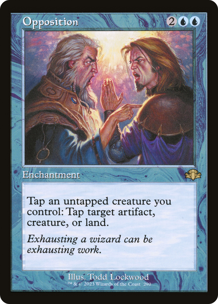 Opposition (Retro Frame) (DMR-290) [Dominaria Remastered]