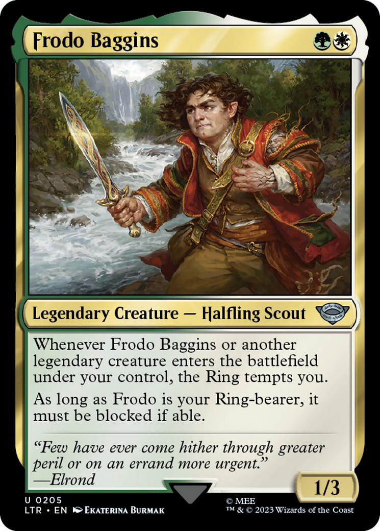 Frodo Baggins (LTR-205) [The Lord of the Rings: Tales of Middle-earth] Foil