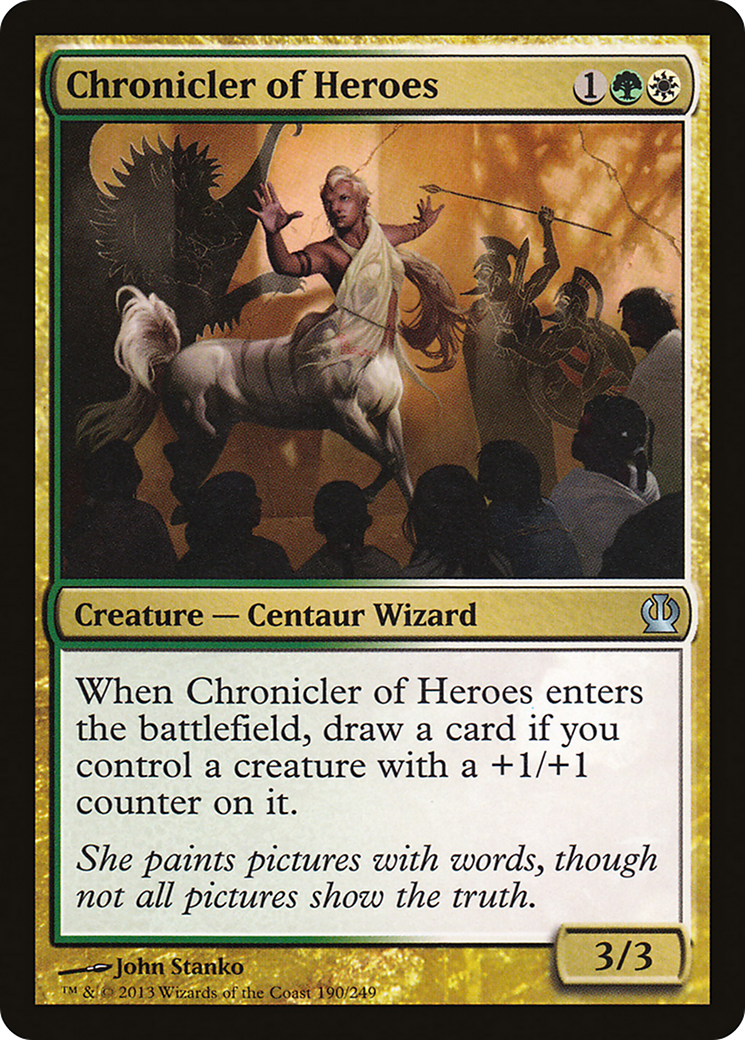 Chronicler of Heroes (THS-190) [Theros]