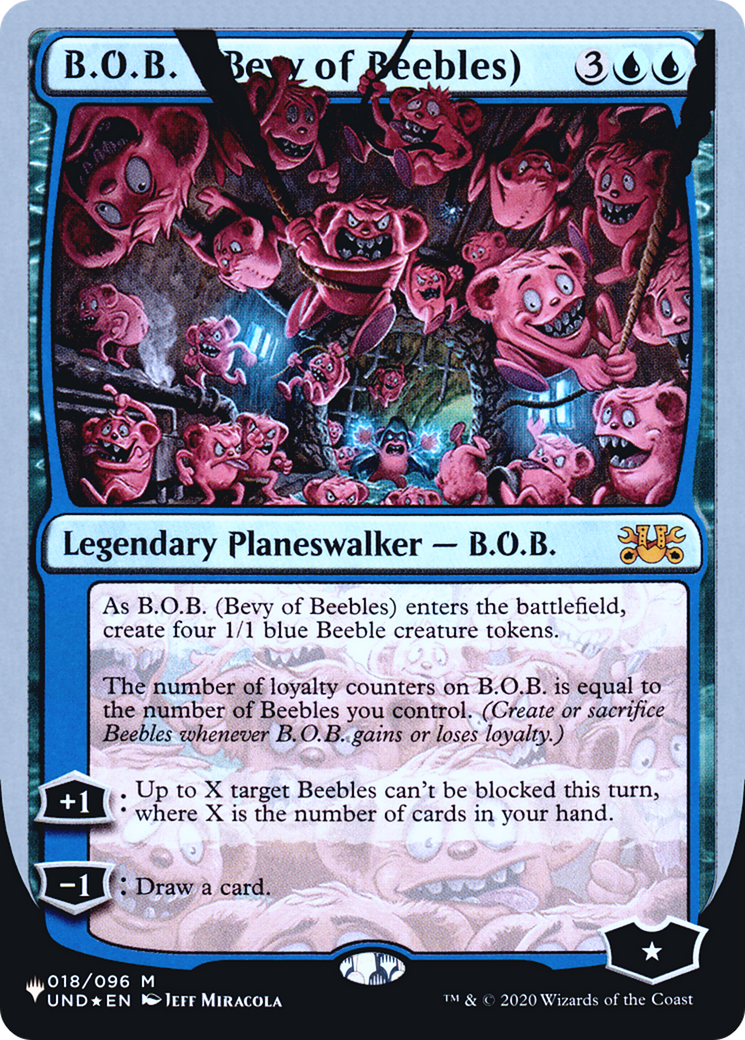 B.O.B. (Bevy of Beebles) (LIST-018/096) [The List (Unfinity Foil Edition)] Foil