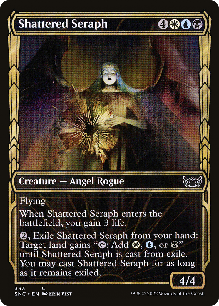 Shattered Seraph (Showcase) (SNC-333) [Streets of New Capenna] Foil