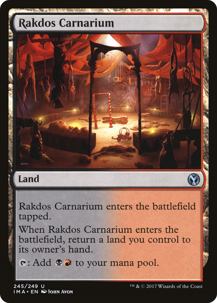 Rakdos Carnarium (IMA-245) [Iconic Masters] Foil