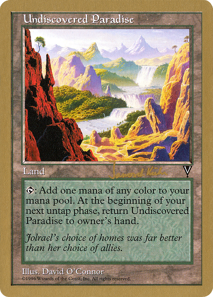 Undiscovered Paradise - 1997 Janosch Kuhn (VIS) [World Championship Decks 1997]
