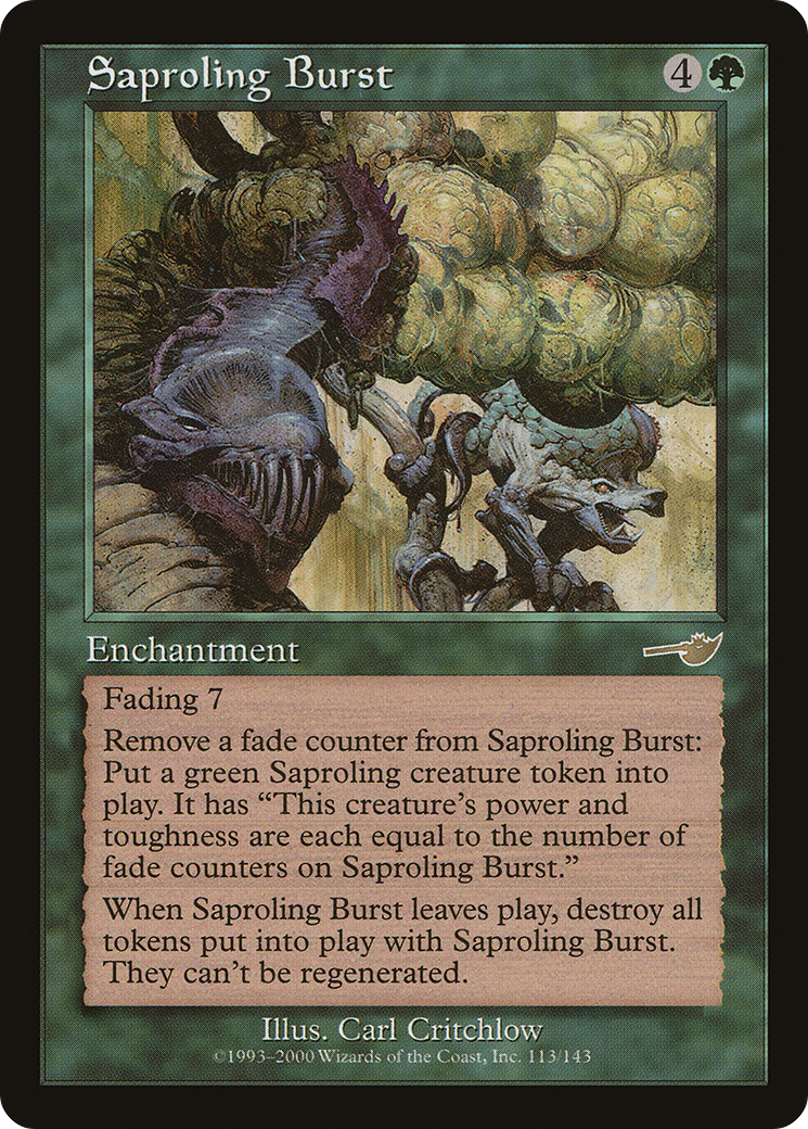 Saproling Burst (NMS-113) [Nemesis]
