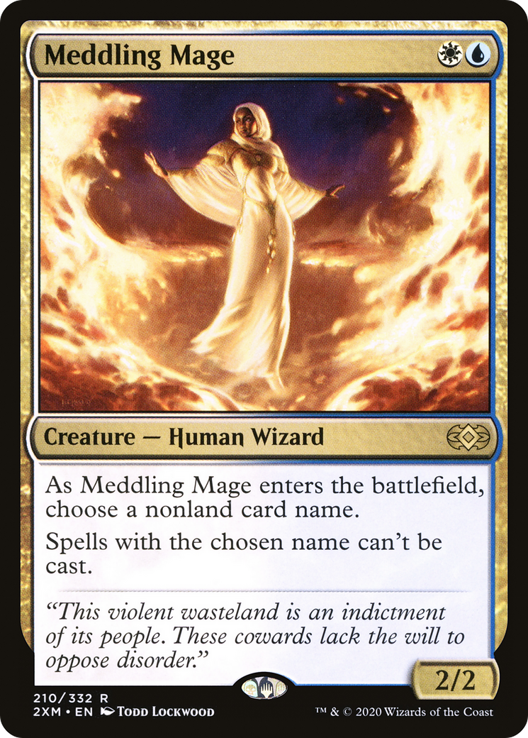 Meddling Mage (2XM-210) [Double Masters] Foil