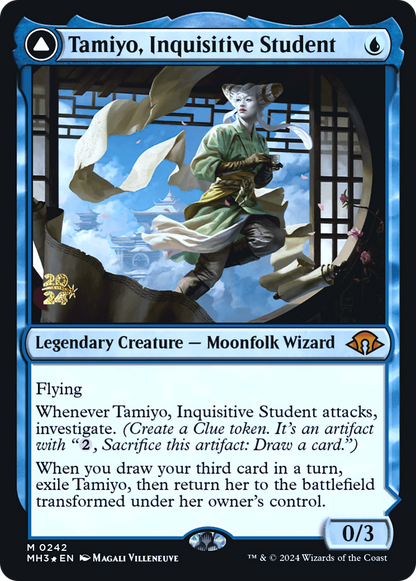 Tamiyo, Inquisitive Student (PRE-242) [Modern Horizons 3 Promos] Foil