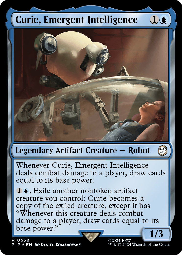 Curie, Emergent Intelligence (Surge Foil) (PIP-558) [Fallout] Foil