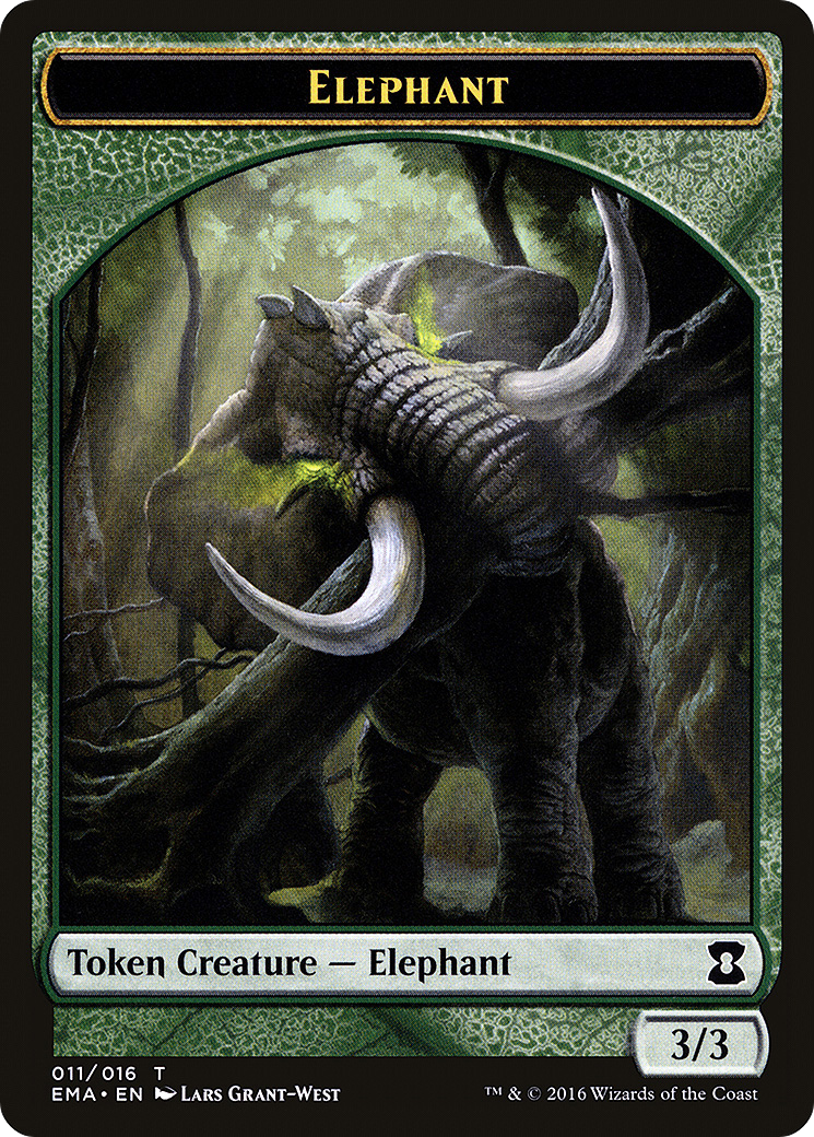 Elephant Token (EMA-011) [Eternal Masters Tokens]