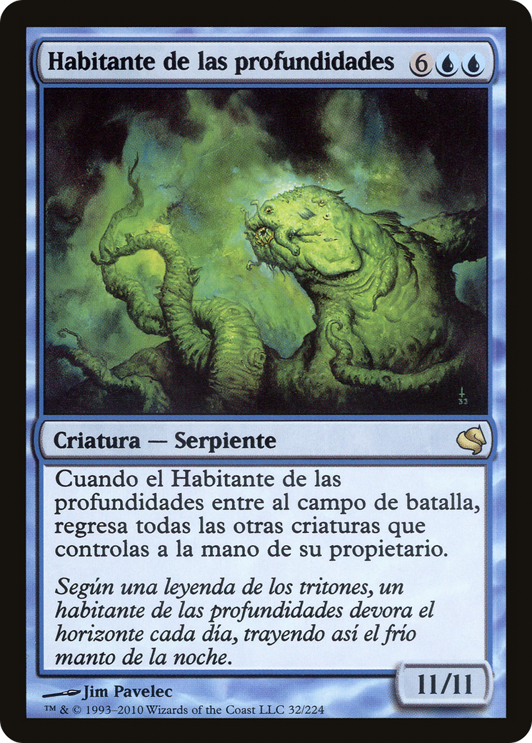 Denizen of the Deep (Spanish) - "Habitante de las profundidades" (PS11-032) [Salvat 2011]