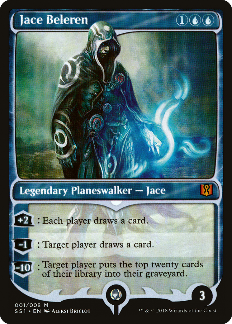 Jace Beleren (SS1-001) [Signature Spellbook: Jace] Foil