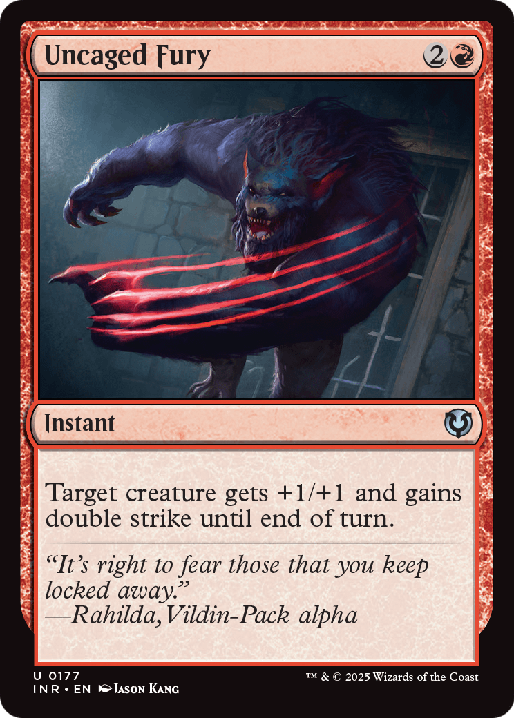 Uncaged Fury (INR-177) [Innistrad Remastered]