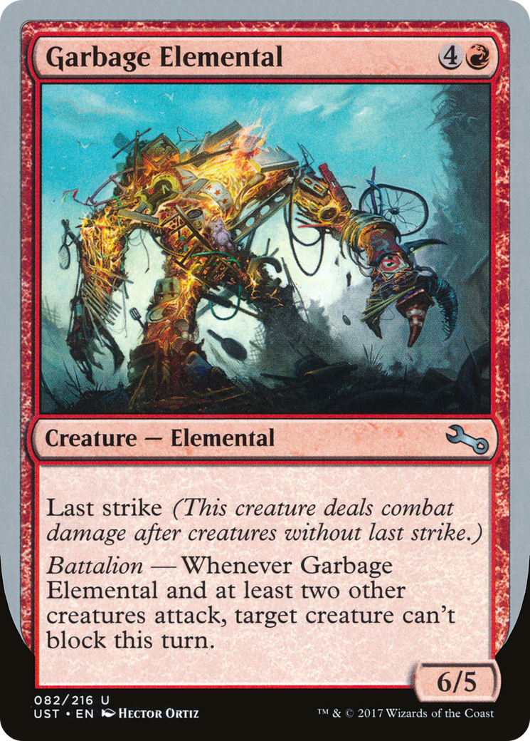 Garbage Elemental (F) (UST-82F) [Unstable] Foil