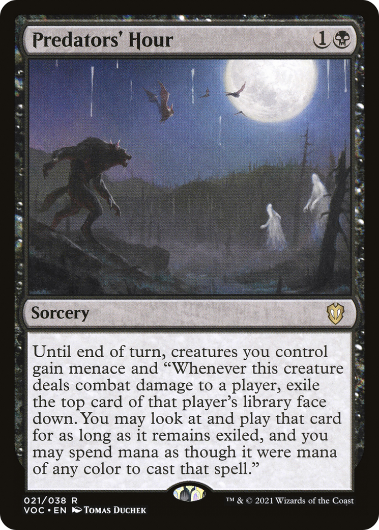 Predators' Hour (VOC-021) [Crimson Vow Commander]