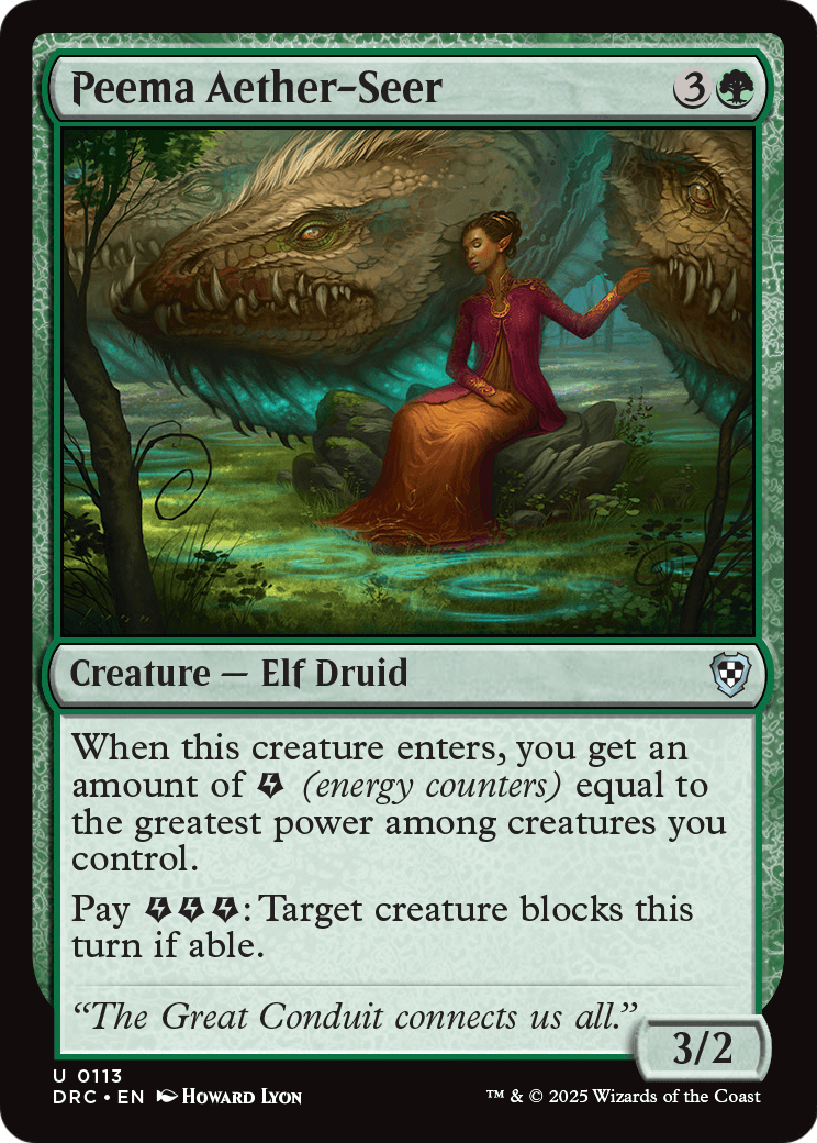Peema Aether-Seer (DRC-113) [Commander: Aetherdrift]