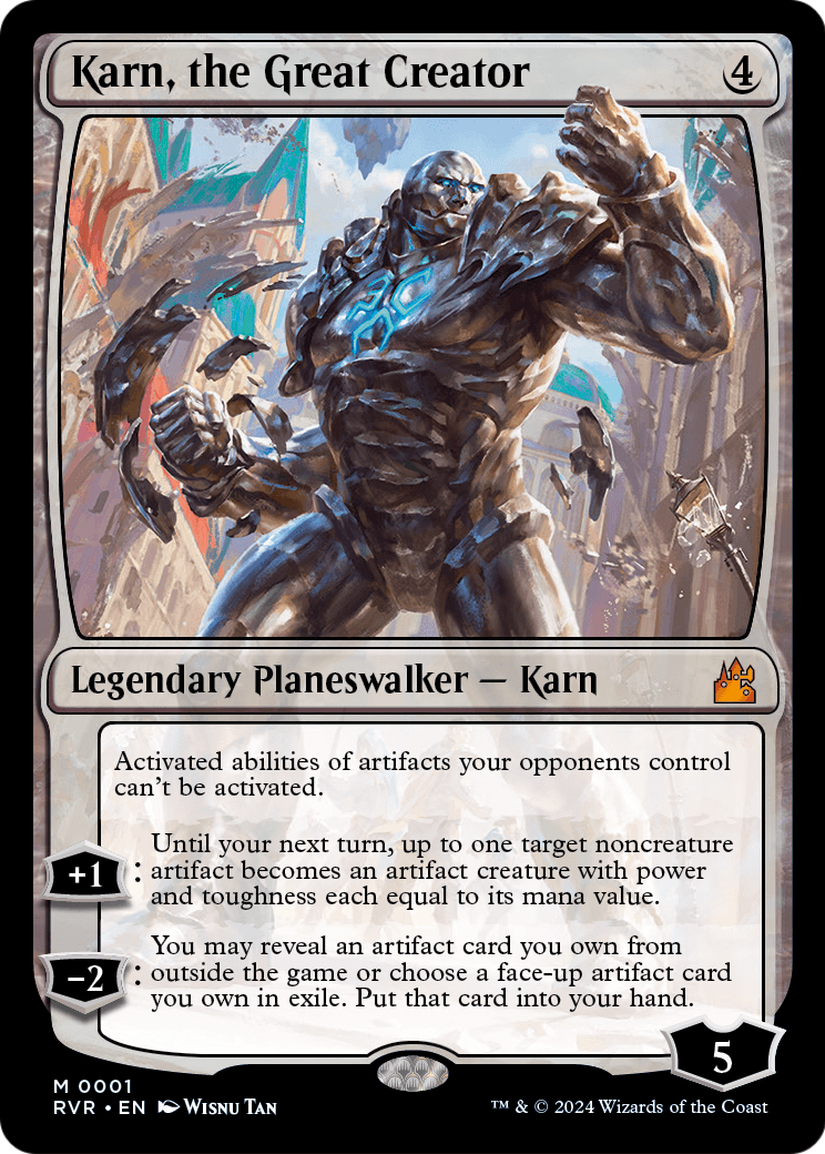 Karn, the Great Creator (RVR-001) [Ravnica Remastered]
