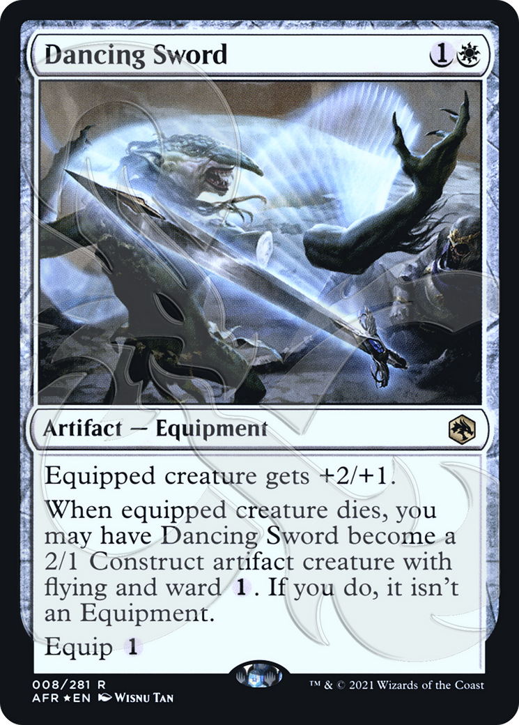 Dancing Sword (AFR&-008) [Adventures in the Forgotten Realms Promos] Foil