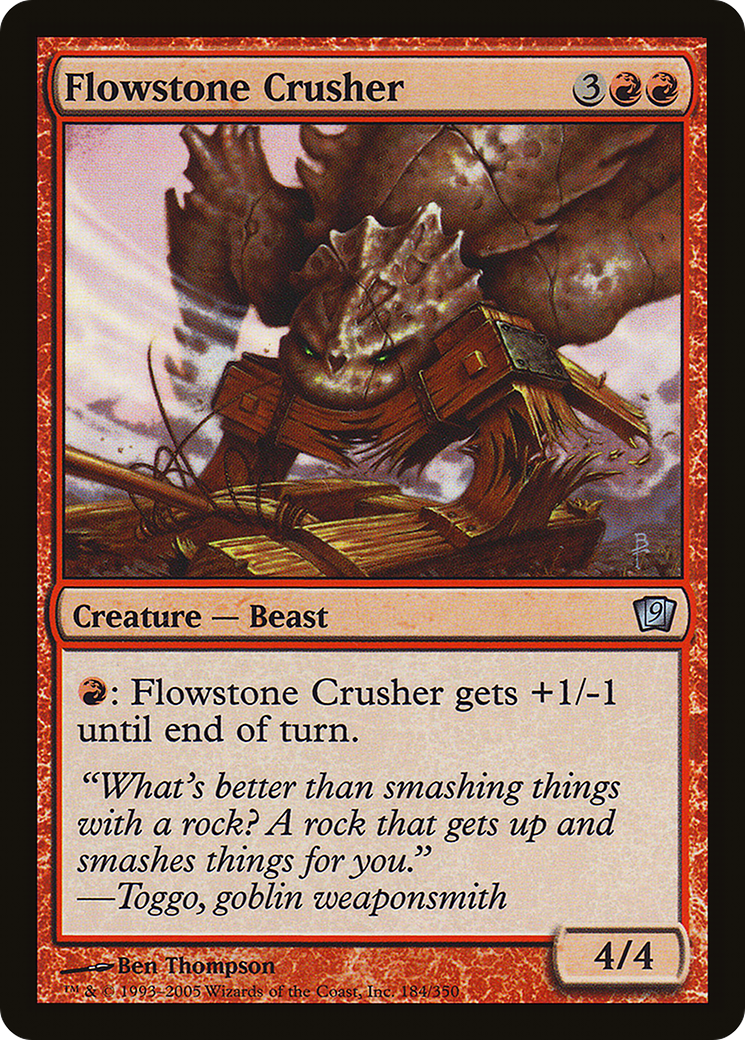 Flowstone Crusher (9ED-184) [9th Edition]