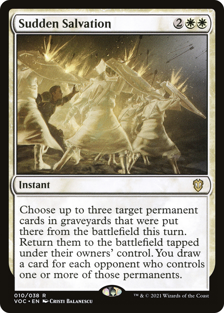 Sudden Salvation (VOC-010) [Crimson Vow Commander]