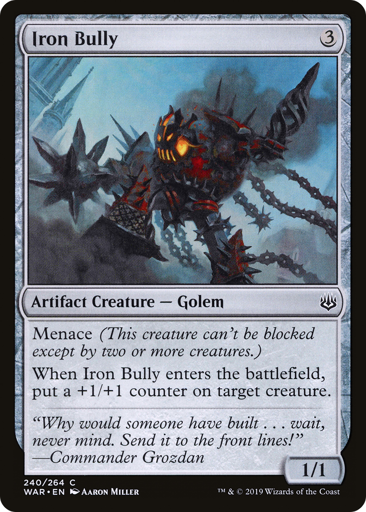 Iron Bully (WAR-240) [War of the Spark] Foil