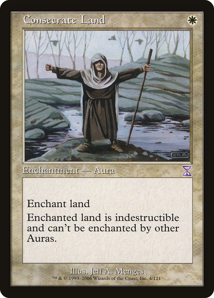 Consecrate Land (TSB-004) [Time Spiral Timeshifted] Foil