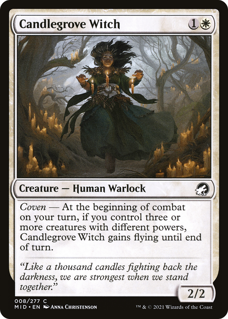 Candlegrove Witch (MID-008) [Innistrad: Midnight Hunt]
