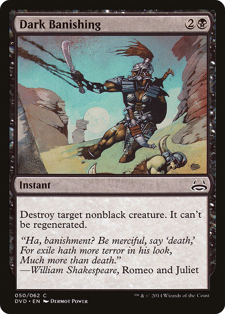 Dark Banishing (DD3-050) [Duel Decks Anthology: Divine vs. Demonic]