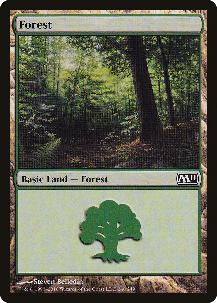 Forest (M11-248) [Magic 2011] Foil