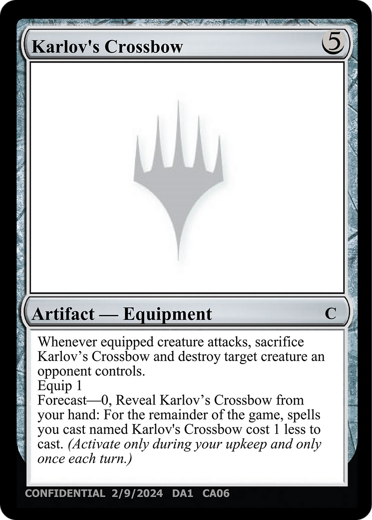 Karlov's Crossbow (UNK-CA06A) [Unknown Event]