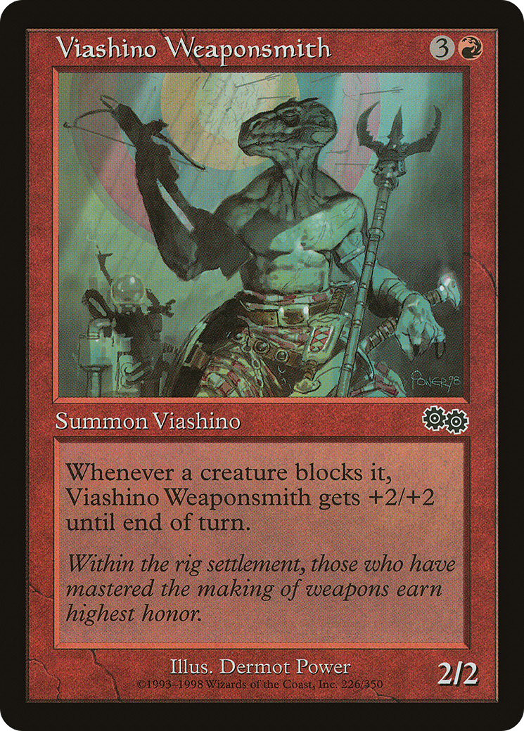 Viashino Weaponsmith (USG-226) [Urza's Saga]
