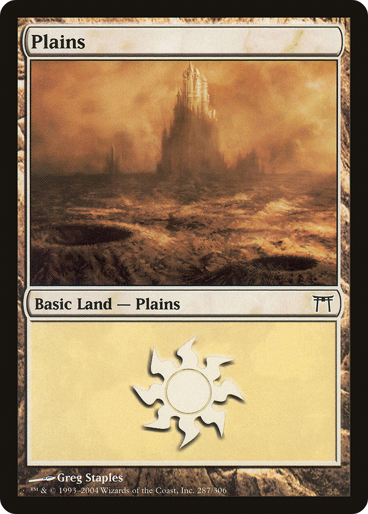 Plains (CHK-287) [Champions of Kamigawa]