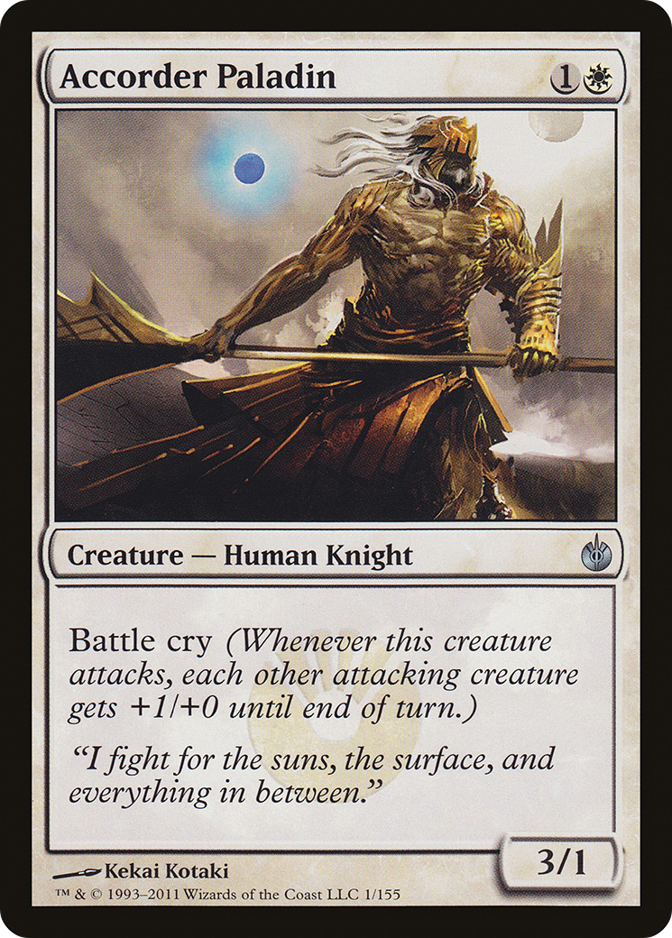 Accorder Paladin (MBS-001) [Mirrodin Besieged]
