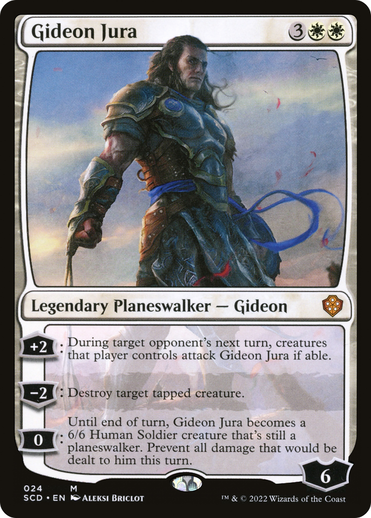 Gideon Jura (SCD-024) [Starter Commander Decks]
