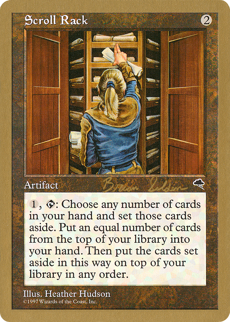 Scroll Rack - 1998 Brian Selden (TMP) [World Championship Decks 1998]