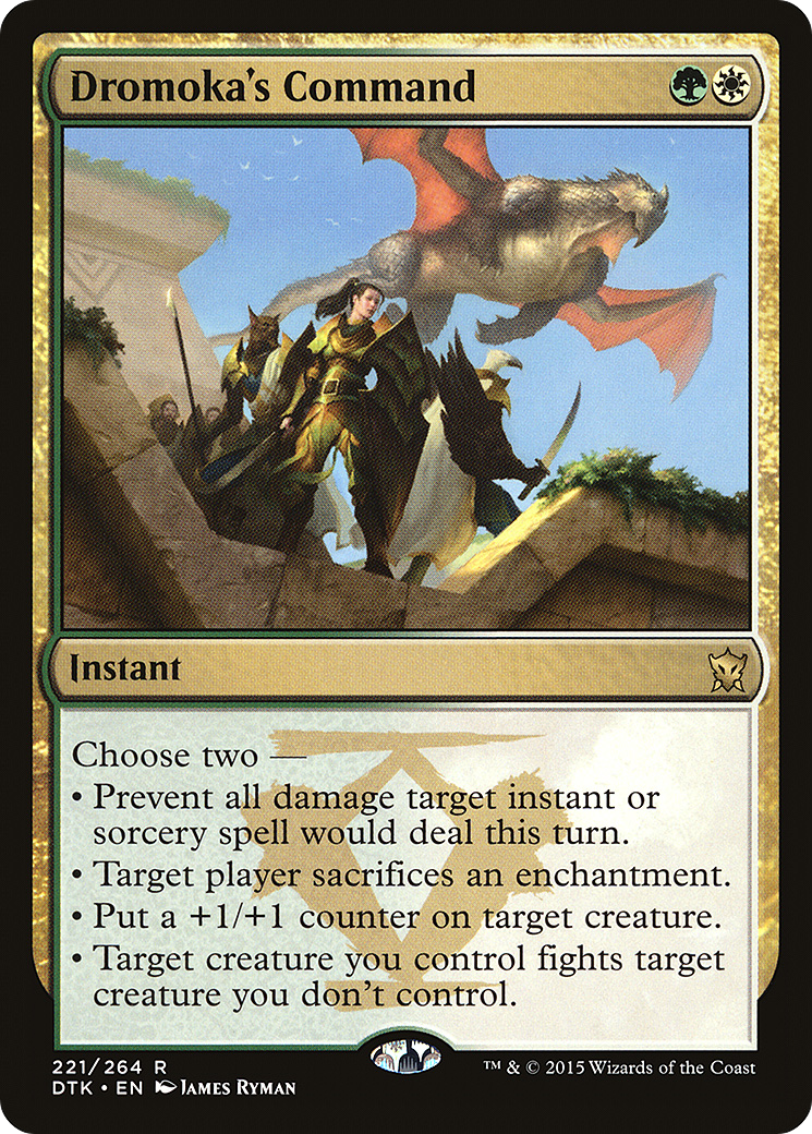 Dromoka's Command (DTK-221) [Dragons of Tarkir]