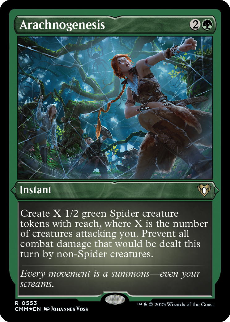 Arachnogenesis (Foil Etched) (CMM-553) [Commander Masters] Foil