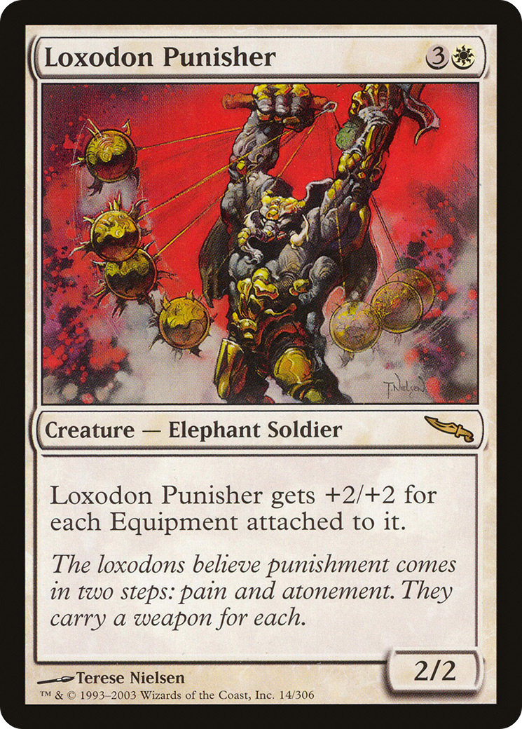 Loxodon Punisher (MRD-014) [Mirrodin]