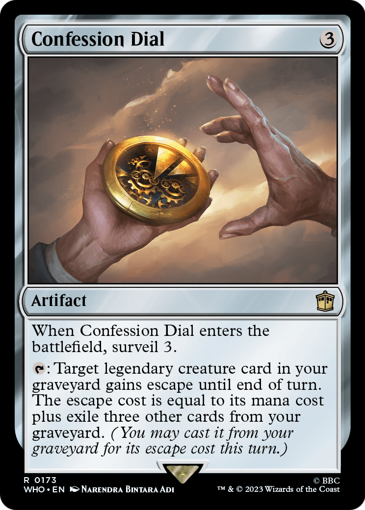 Confession Dial (WHO-173) [Doctor Who]