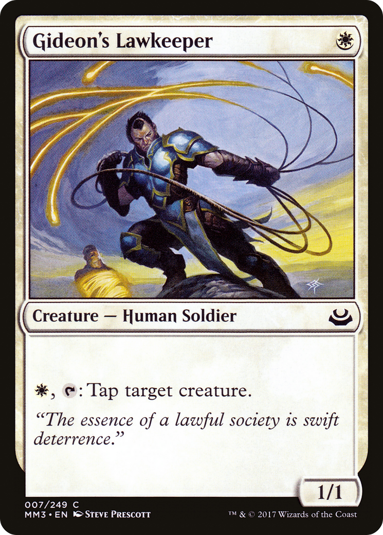 Gideon's Lawkeeper (MM3-007) [Modern Masters 2017]