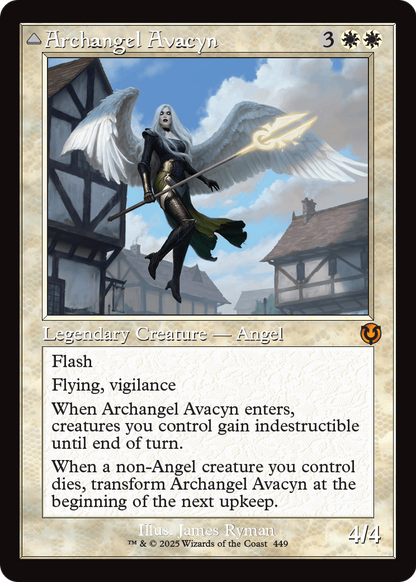Archangel Avacyn (Retro Frame) (INR-449) [Innistrad Remastered] Foil