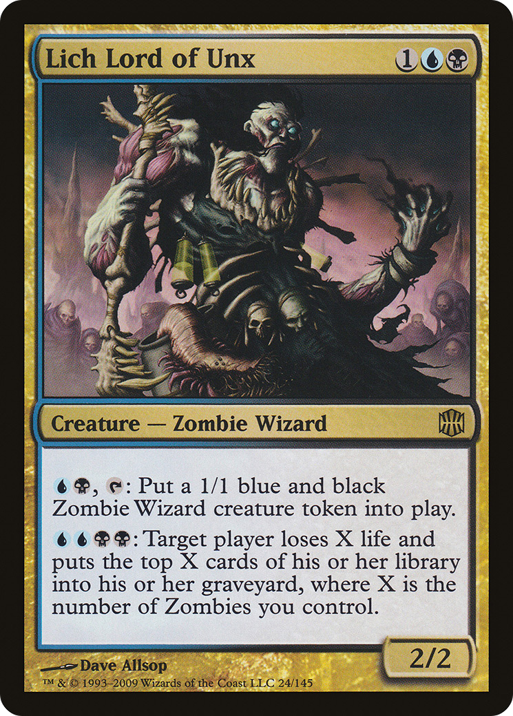 Lich Lord of Unx (ARB-024) [Alara Reborn] Foil