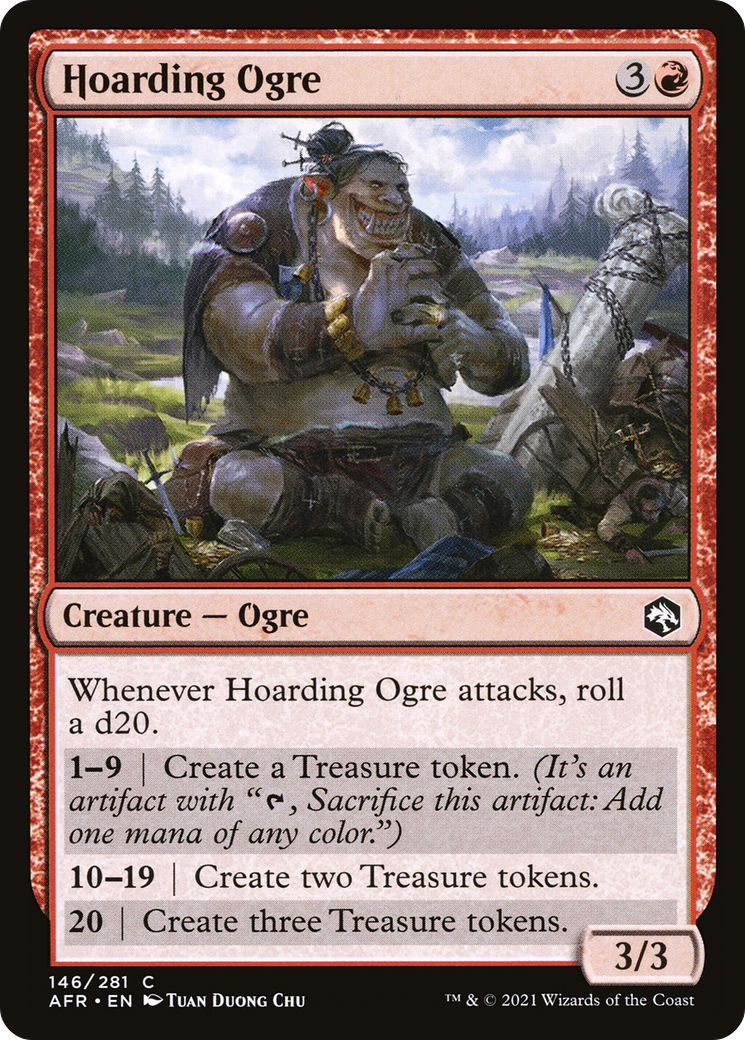 Hoarding Ogre (AFR-146) [Adventures in the Forgotten Realms] Foil