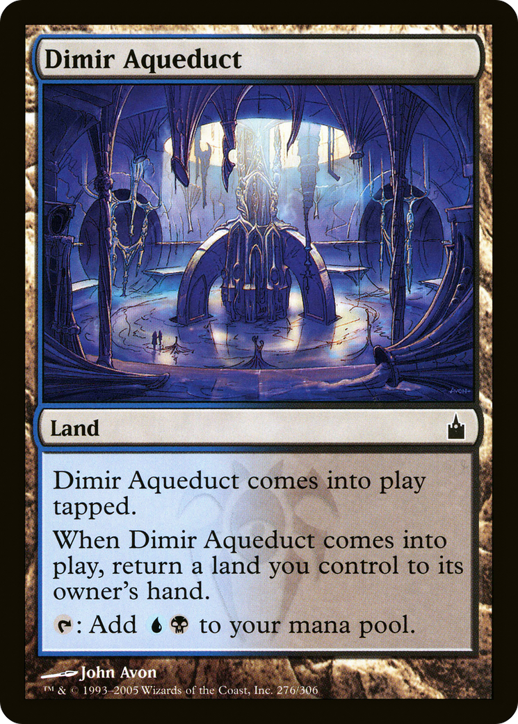 Dimir Aqueduct (RAV-276) [Ravnica: City of Guilds] Foil
