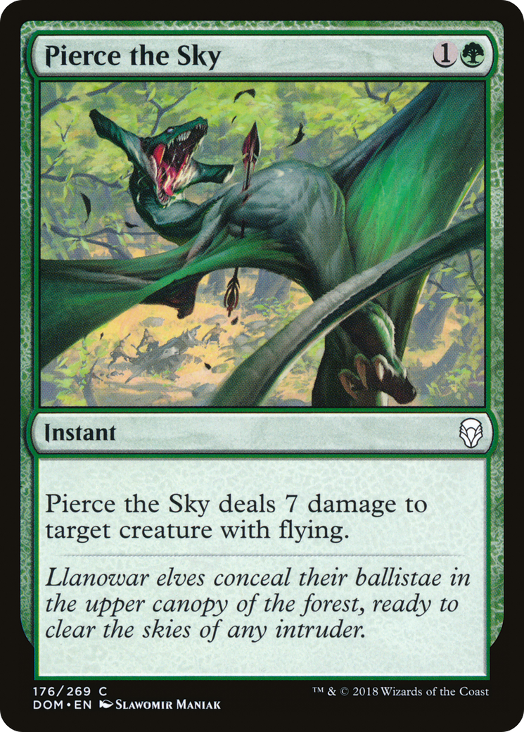 Pierce the Sky (DOM-176) [Dominaria] Foil
