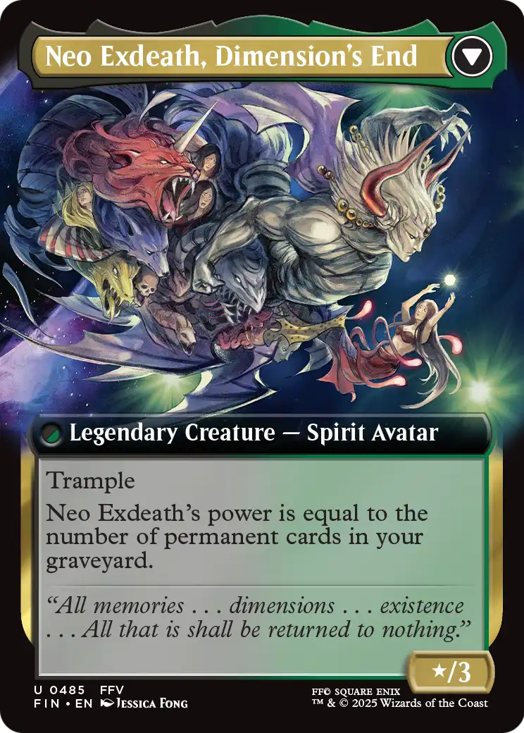 Exdeath, Void Warlock (Extended Art) (FIN-485) [FINAL FANTASY] Foil