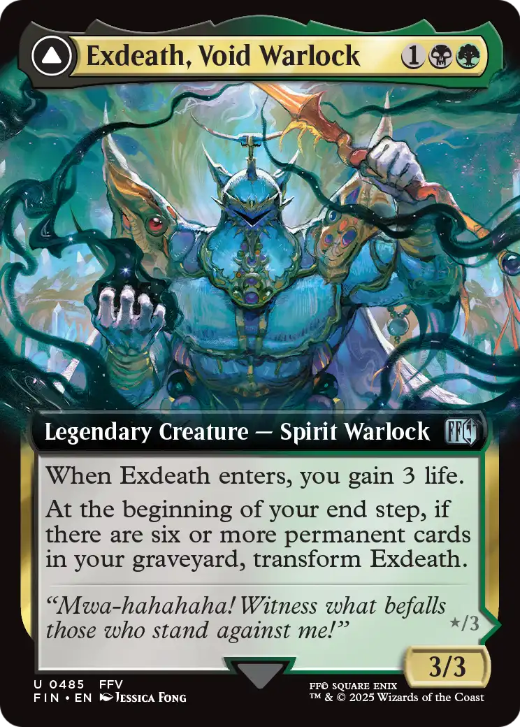 Exdeath, Void Warlock (Extended Art) (FIN-485) [FINAL FANTASY]