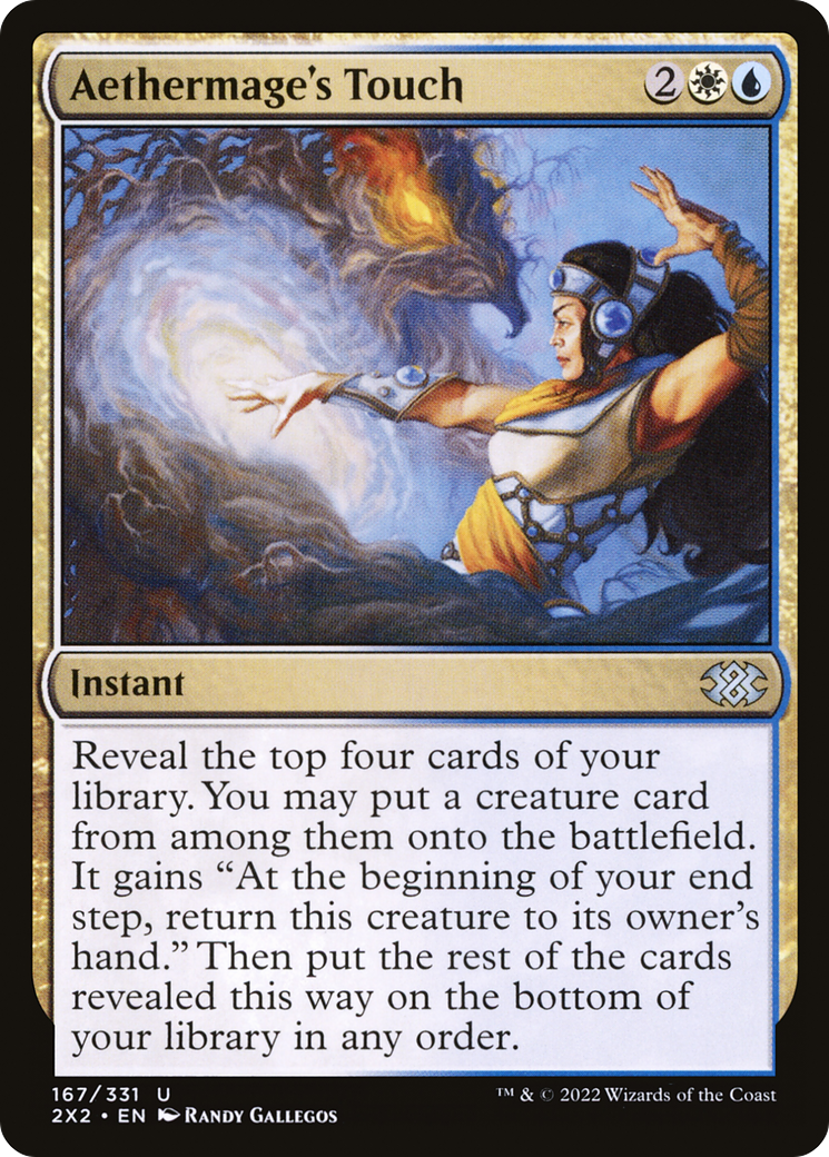 Aethermage's Touch (2X2-167) [Double Masters 2022]