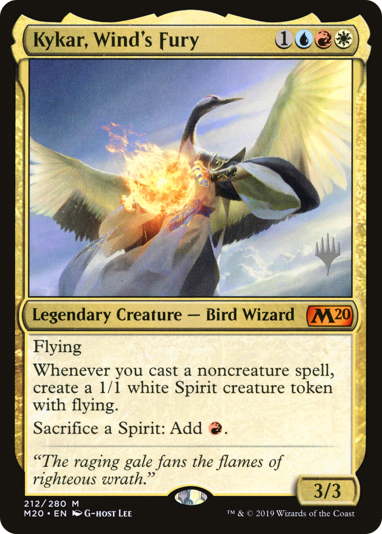 Kykar, Wind's Fury (PPM20-212) [Promo Pack: Core Set 2020 Promos] Foil