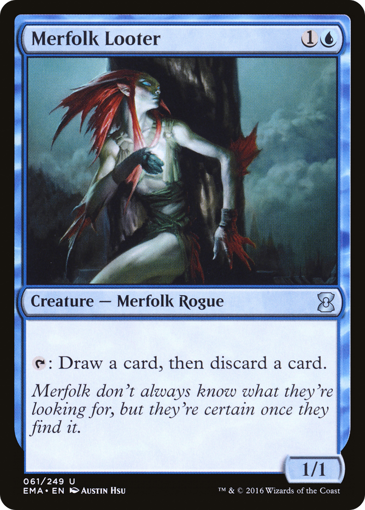 Merfolk Looter (EMA-061) [Eternal Masters] Foil